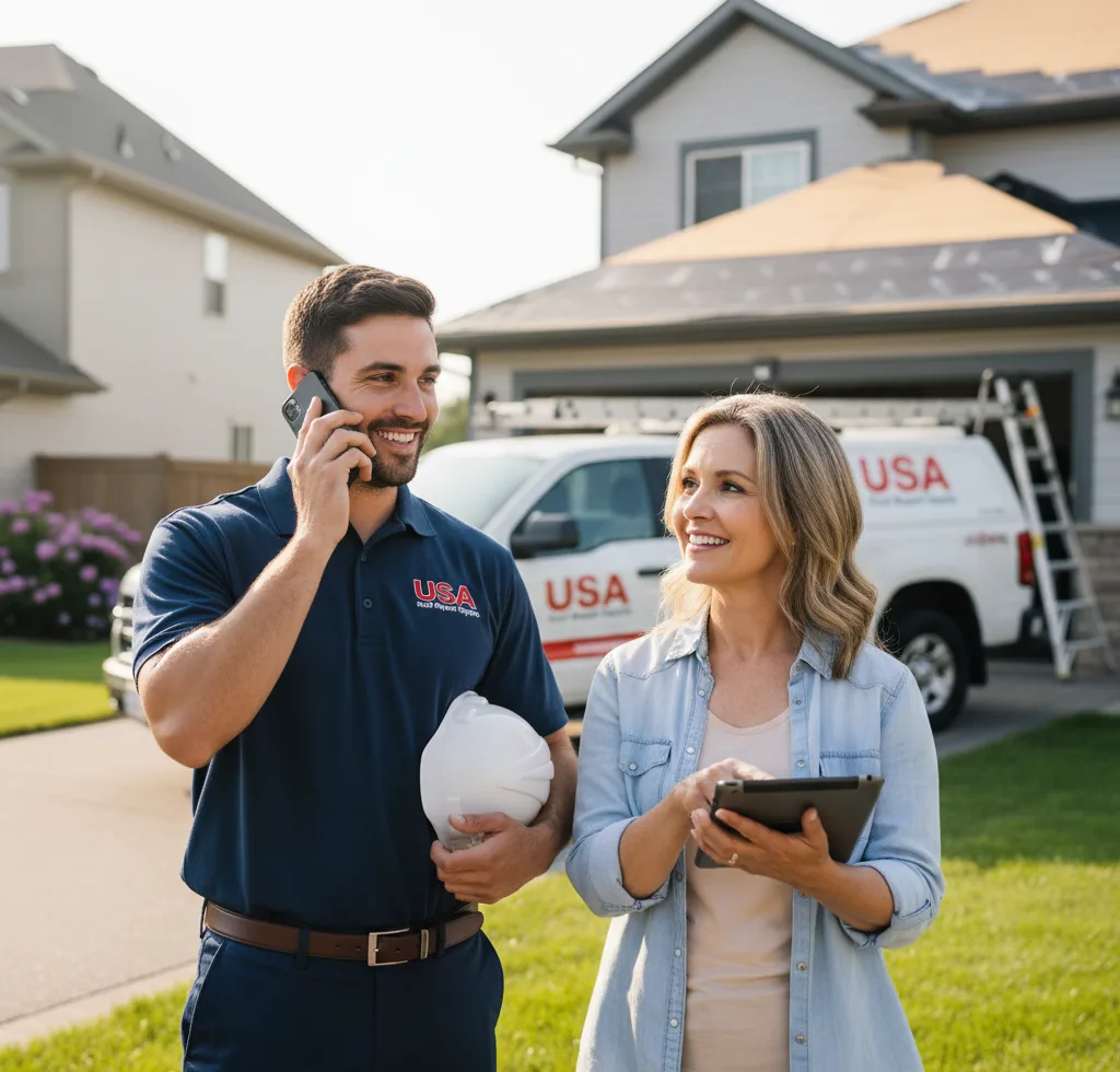 USA Roof Repair Experts customer support in Three Oaks
